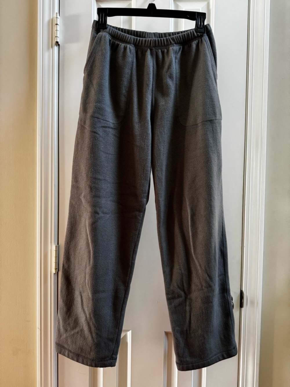 Hanna Kids 14-16 Charcoal Gray Fleece Pants